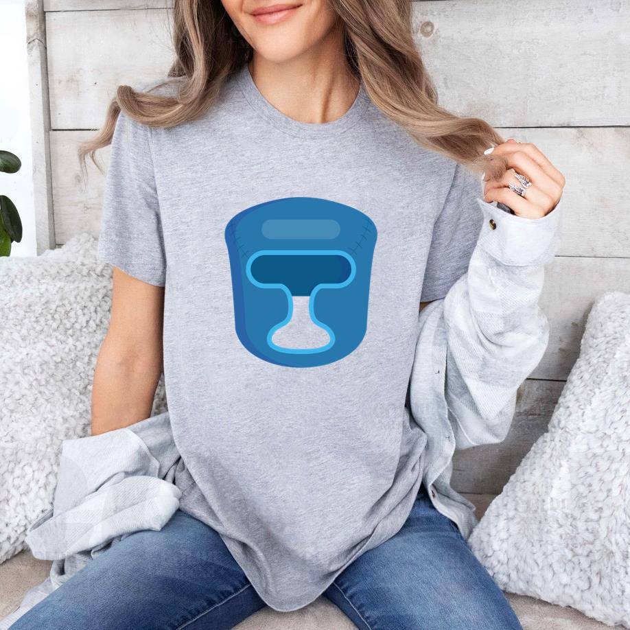 Boxing Helmet Icon T-Shirt image 2