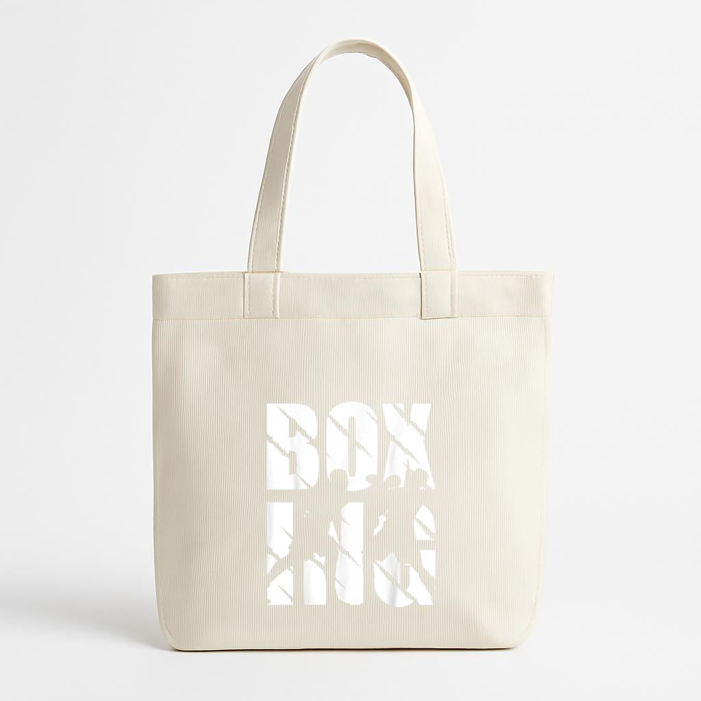 Boxing Vintage Canvas Tote Bag image 0