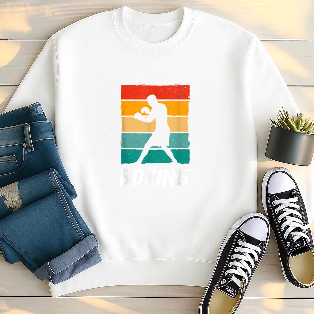 Id Rather Be Boxing Sweatshirt image 2