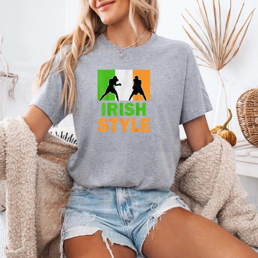 Ireland Flag Irish Boxing T-Shirt image 0