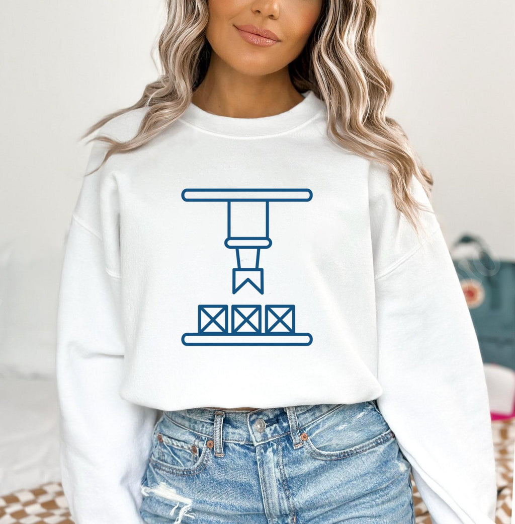 Factory Machine Boxing Stroke Sweatshirt image 3
