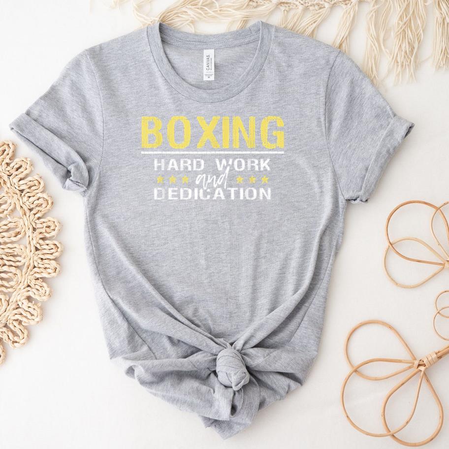 Boxing Hard Work And Dedication T-Shirt image 1