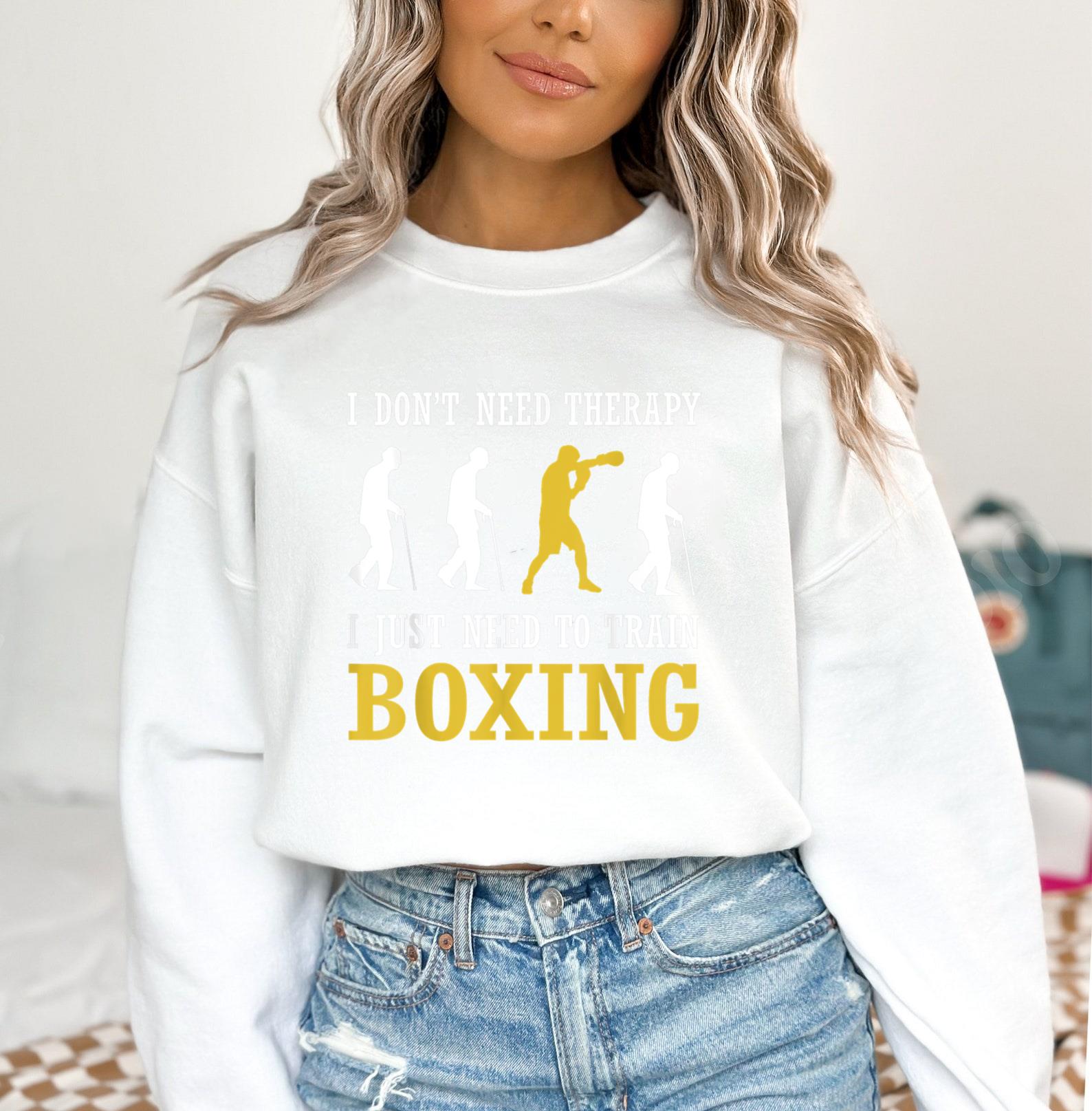 I Just Need To Train Boxing Sweatshirt image 3
