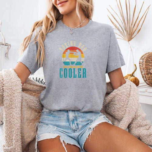 Boxing Dad Like A Regular Dad But Cooler T-Shirt image 0
