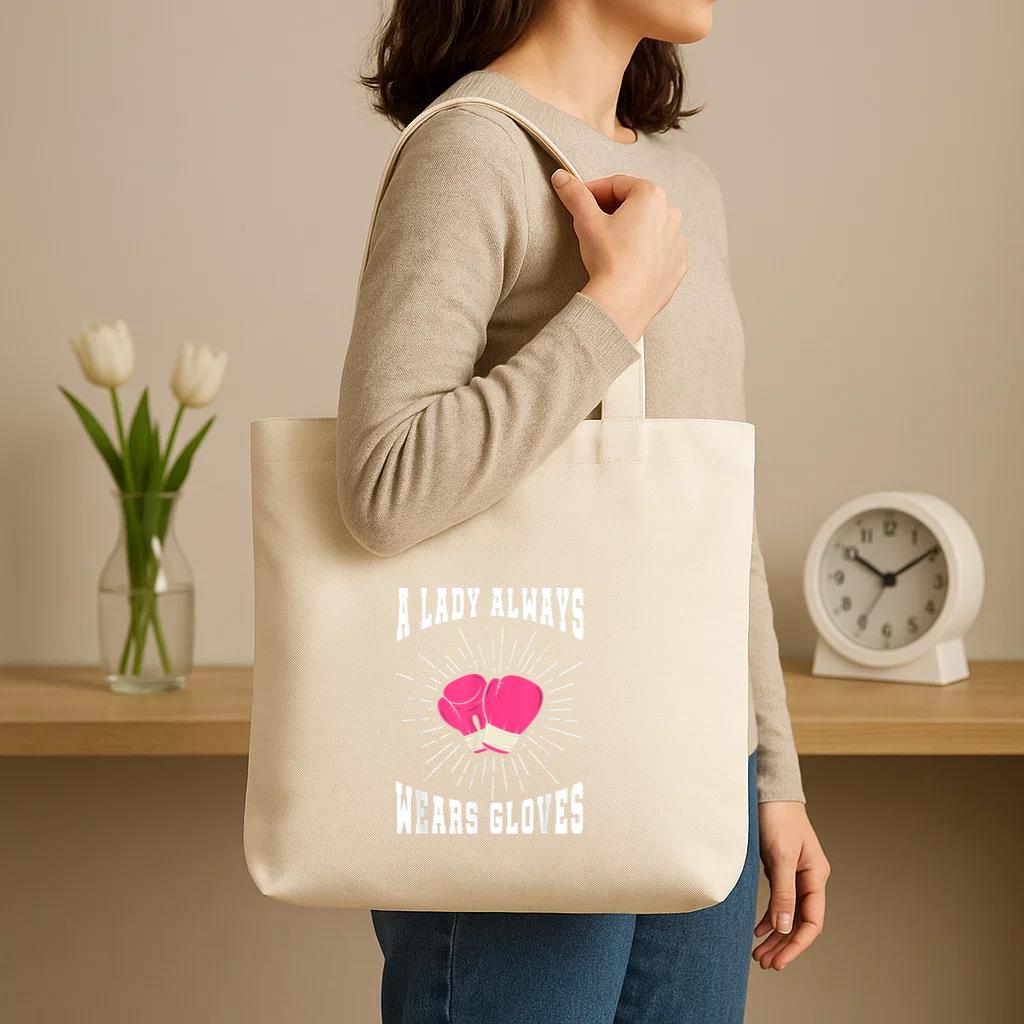 Boxing Muay Thai Canvas Tote Bag image 2