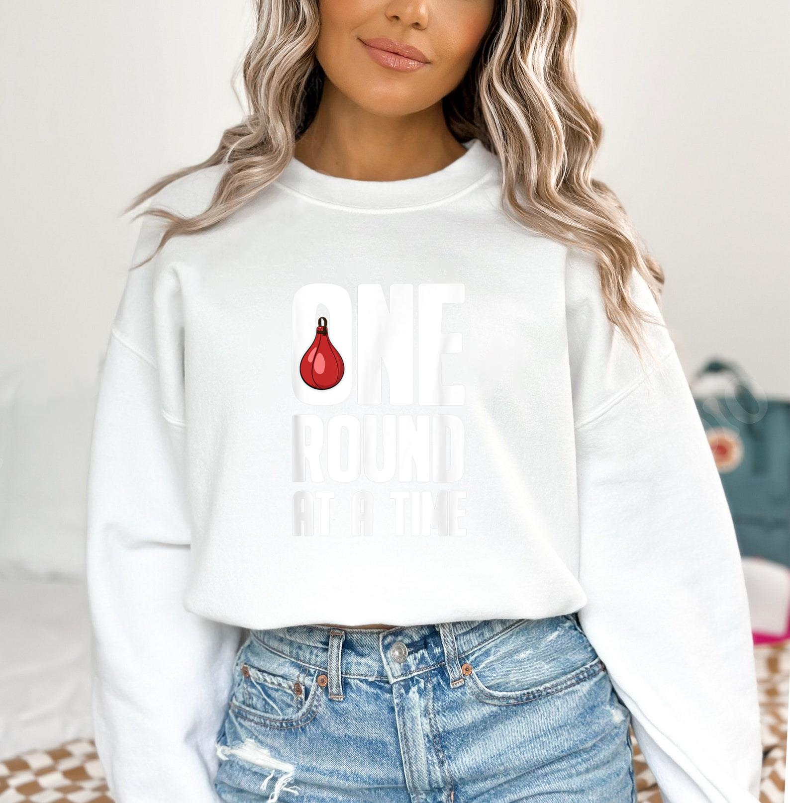 One Round At A Time Boxing Sweatshirt image 3