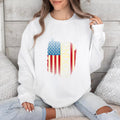 Patriotic USA Flag Boxing Sweatshirt image 0