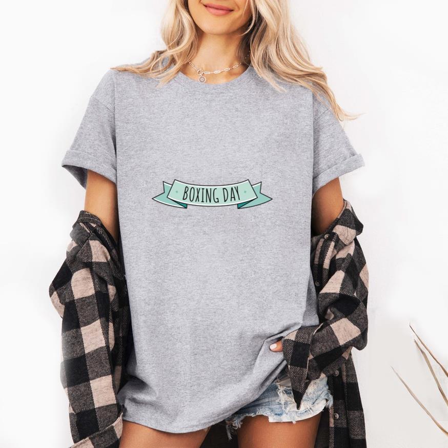 Boxing Day Ribbon Label T-Shirt image 3