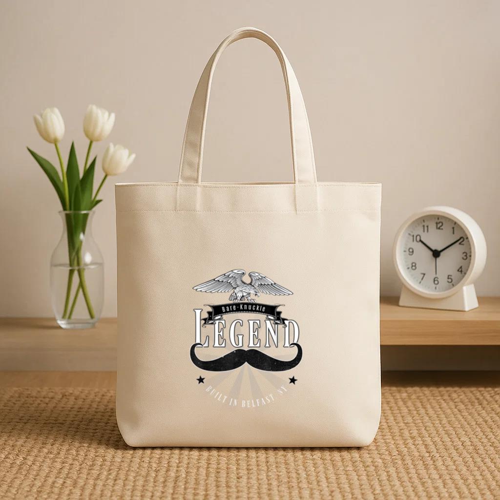 Boxing Legend Built In Belfast Canvas Tote Bag image 1