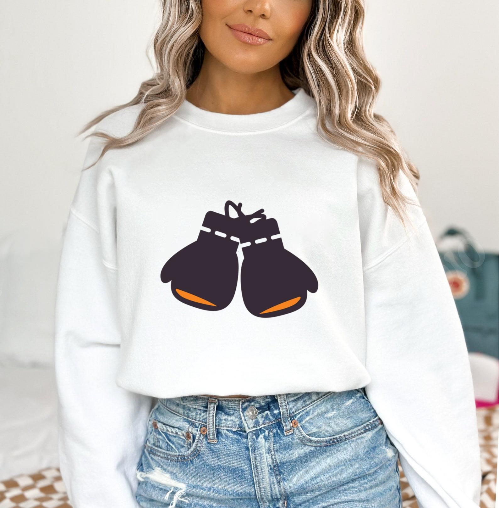 Flat Boxing Gloves Icon Sweatshirt image 3