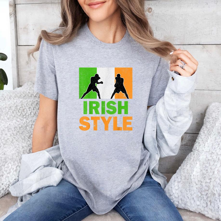 Ireland Flag Irish Boxing T-Shirt image 2