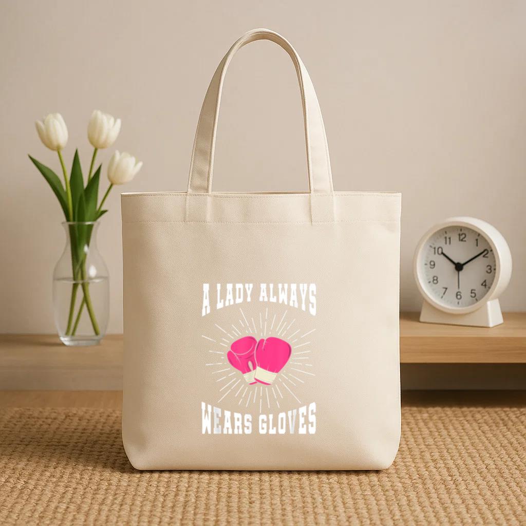 Boxing Muay Thai Canvas Tote Bag image 1