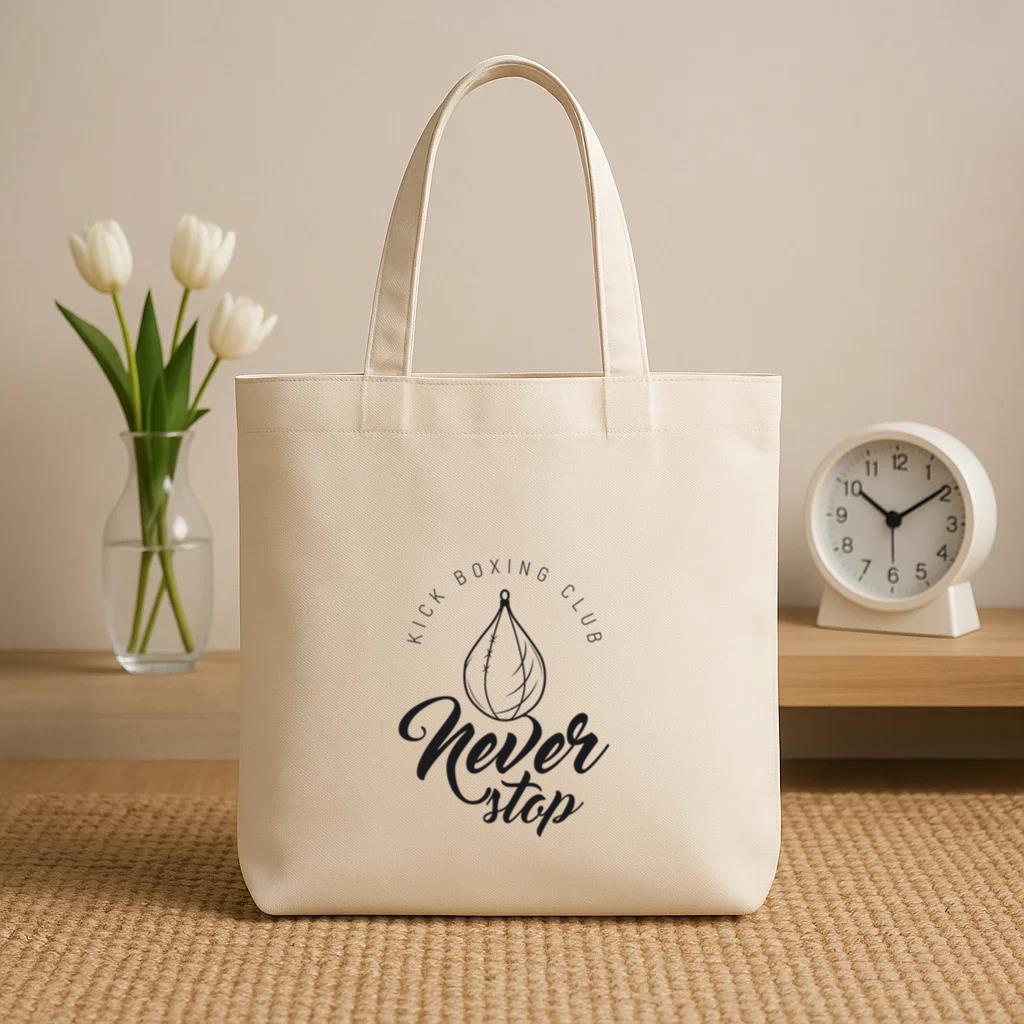 Boxing Kickboxing Fight Canvas Tote Bag image 1