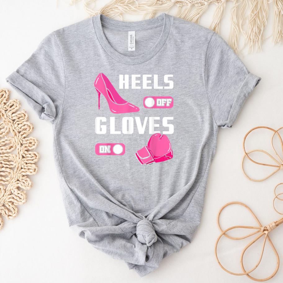 Boxing Heels Off Gloves On T-Shirt image 1