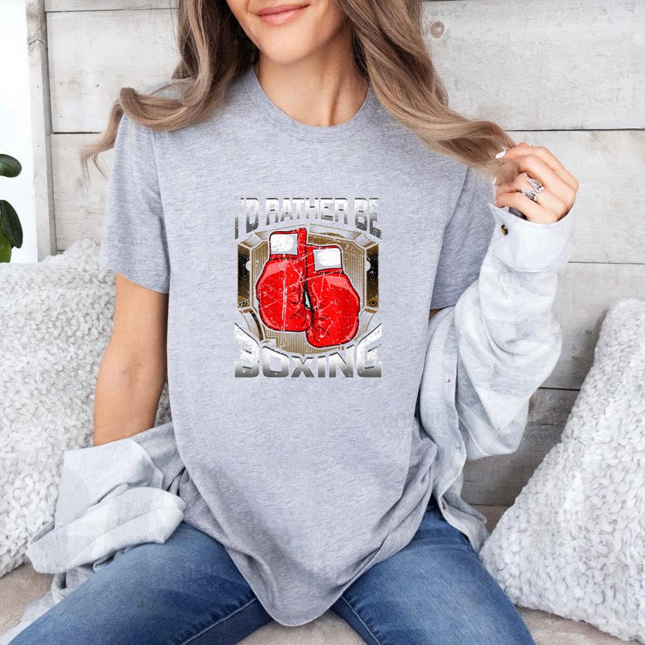 Boxing Gloves Vintage T-Shirt image 2