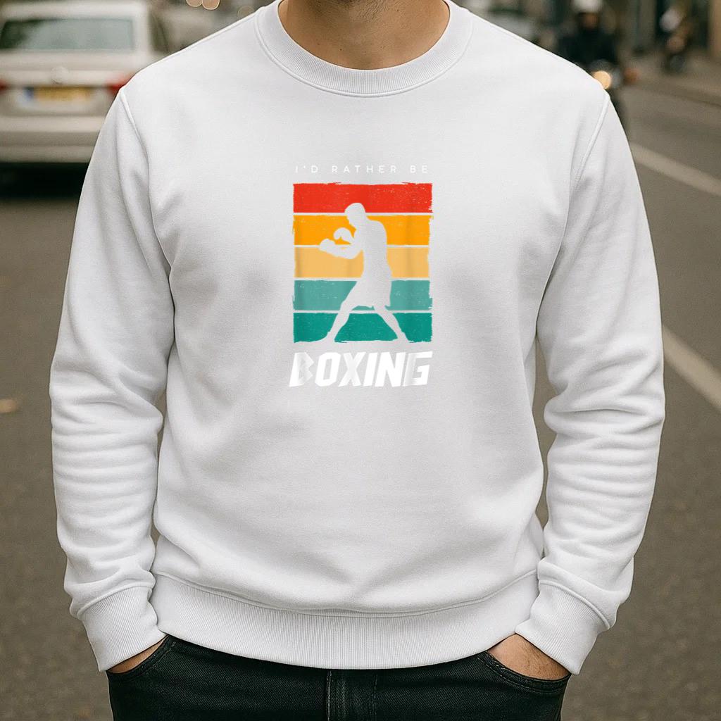 Id Rather Be Boxing Sweatshirt image 1