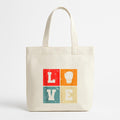 Boxing Love Vintage Canvas Tote Bag image 0