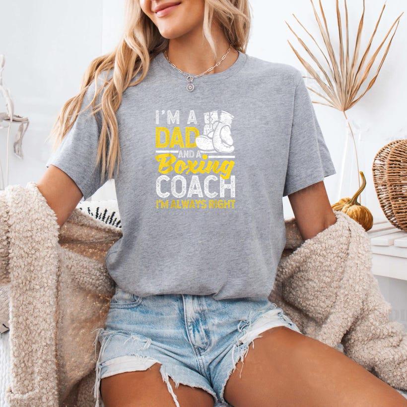 Im A Dad And A Boxing Coach T-Shirt image 0