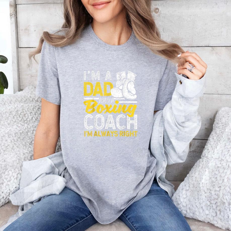 Im A Dad And A Boxing Coach T-Shirt image 2