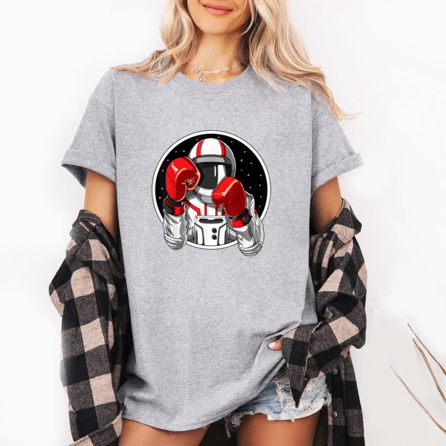 Astronaut Boxing Muay Thai Boxer T-Shirt image 3
