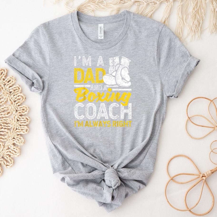 Im A Dad And A Boxing Coach T-Shirt image 1