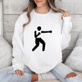 Person Boxing Cut Out Sweatshirt image 0