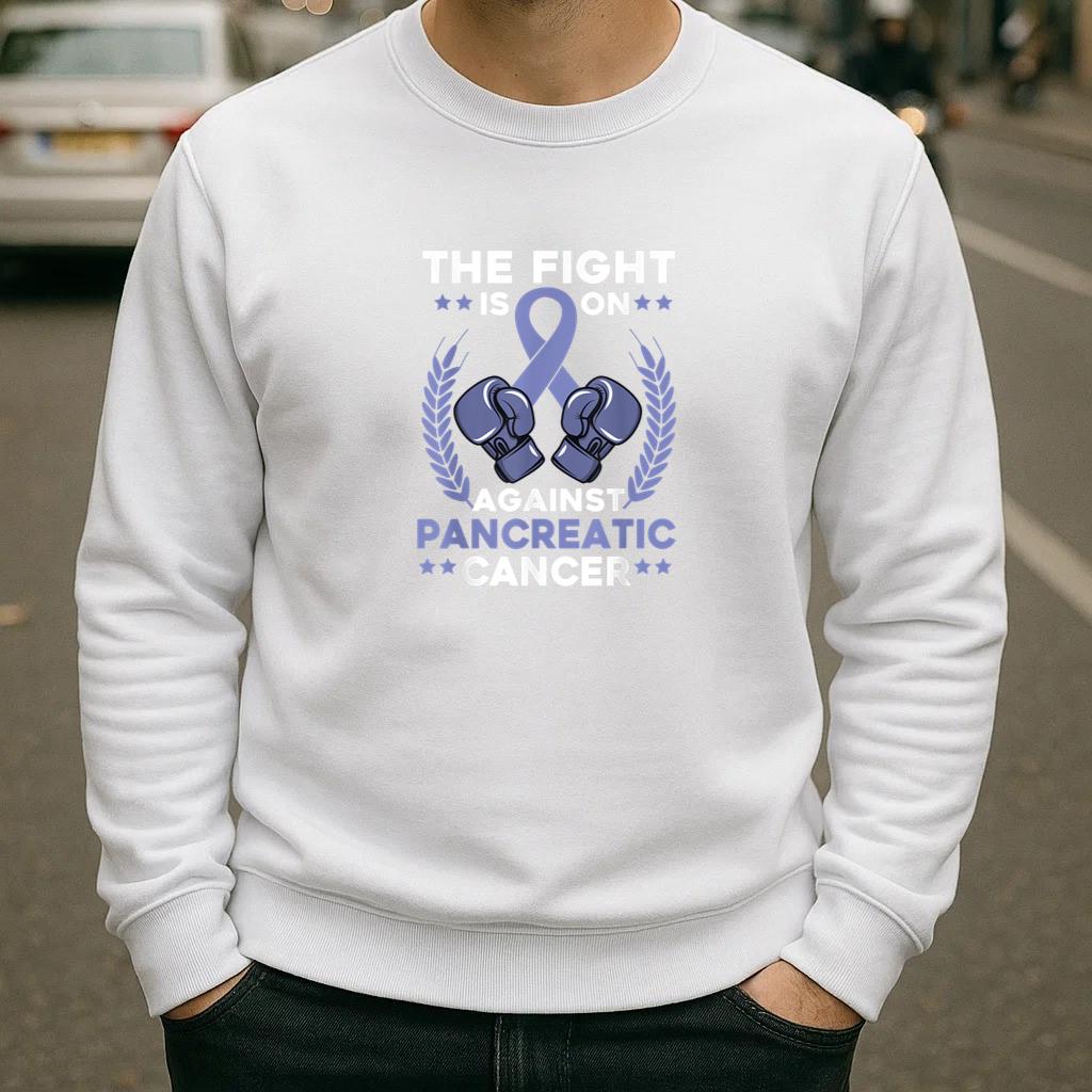 Pancreatic Cancer Boxing Sweatshirt image 1