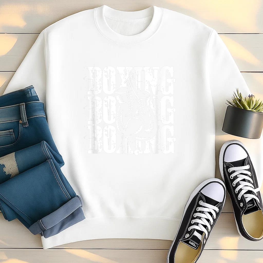 Distressed Boxing Gloves Sweatshirt image 2