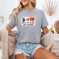 ADHD Awareness Peace Love Boxing T-Shirt image 0