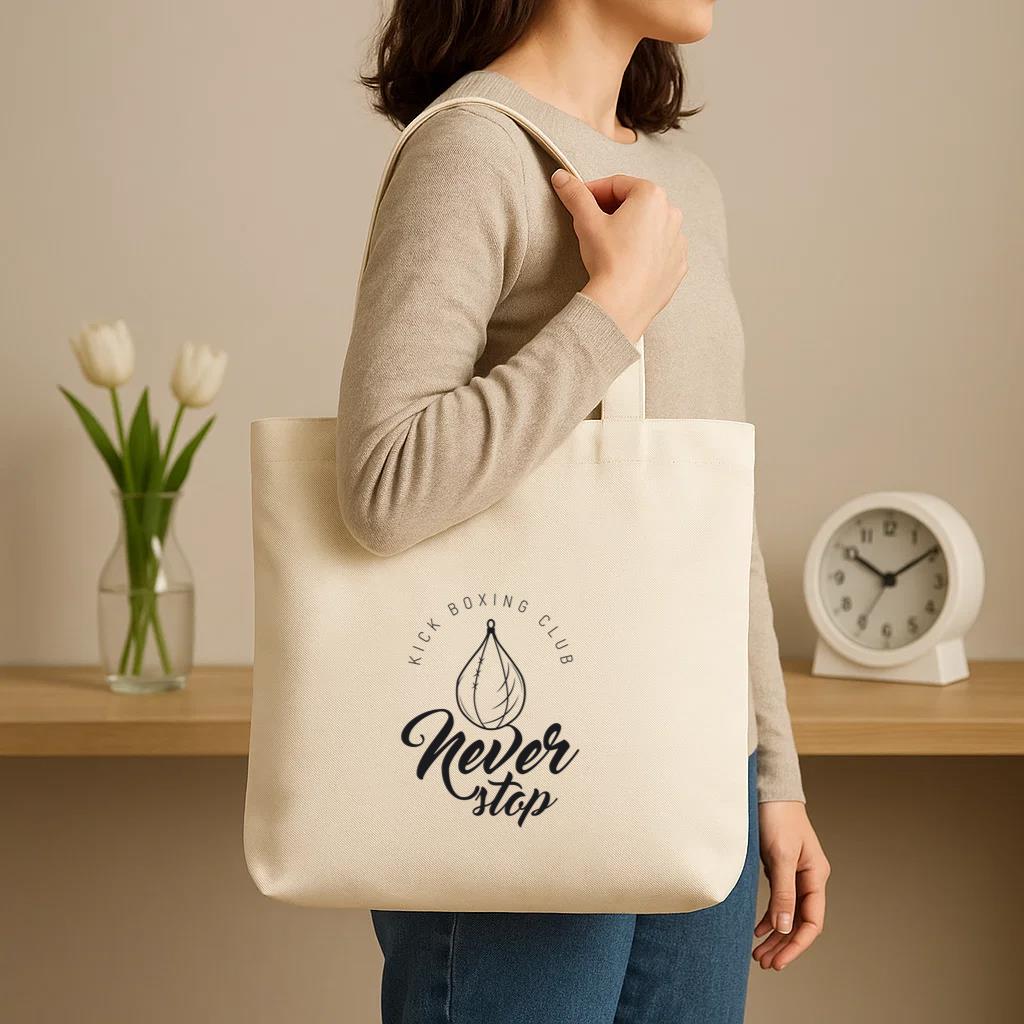 Boxing Kickboxing Fight Canvas Tote Bag image 2
