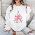 Fight Cancer Survivor Boxing Gloves Sweatshirt image 0