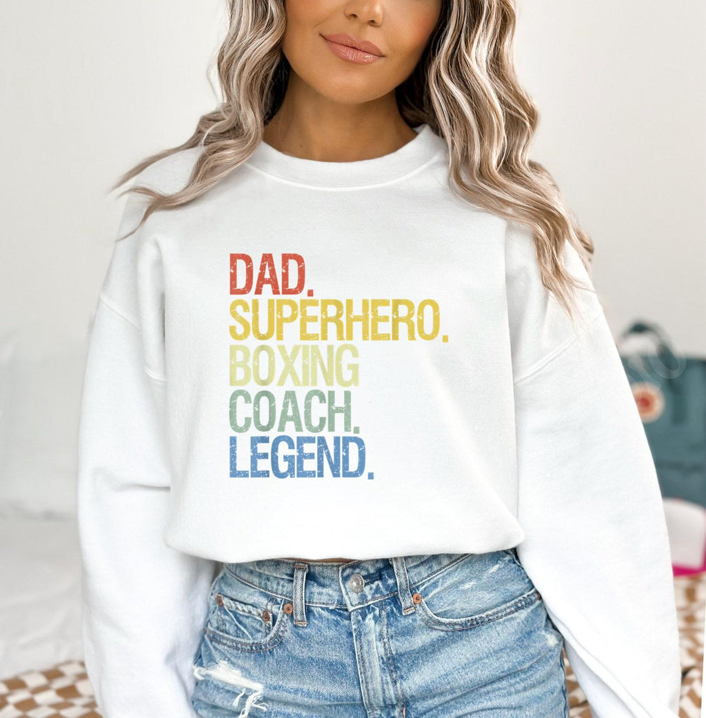 Dad Boxing Coach Sweatshirt image 3