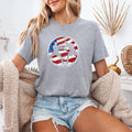 Boxing American Flag USA T-Shirt image 0