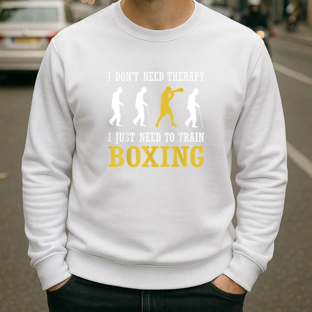 I Just Need To Train Boxing Sweatshirt image 1