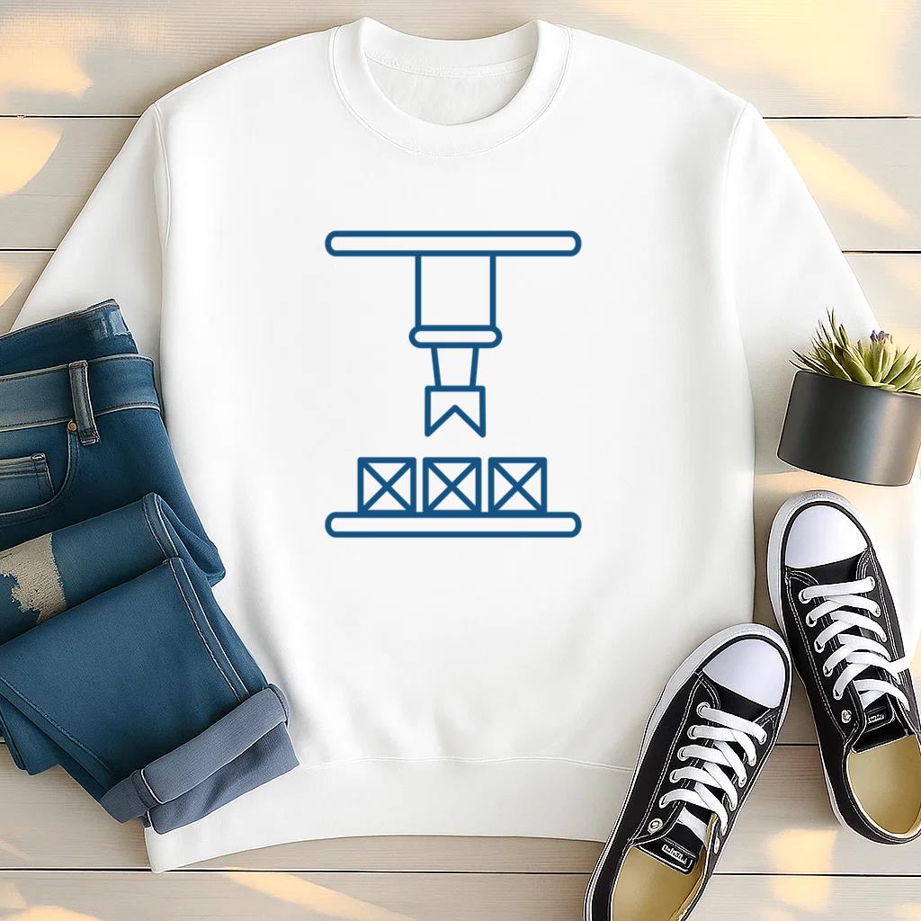 Factory Machine Boxing Stroke Sweatshirt image 2
