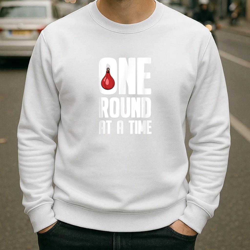 One Round At A Time Boxing Sweatshirt image 1