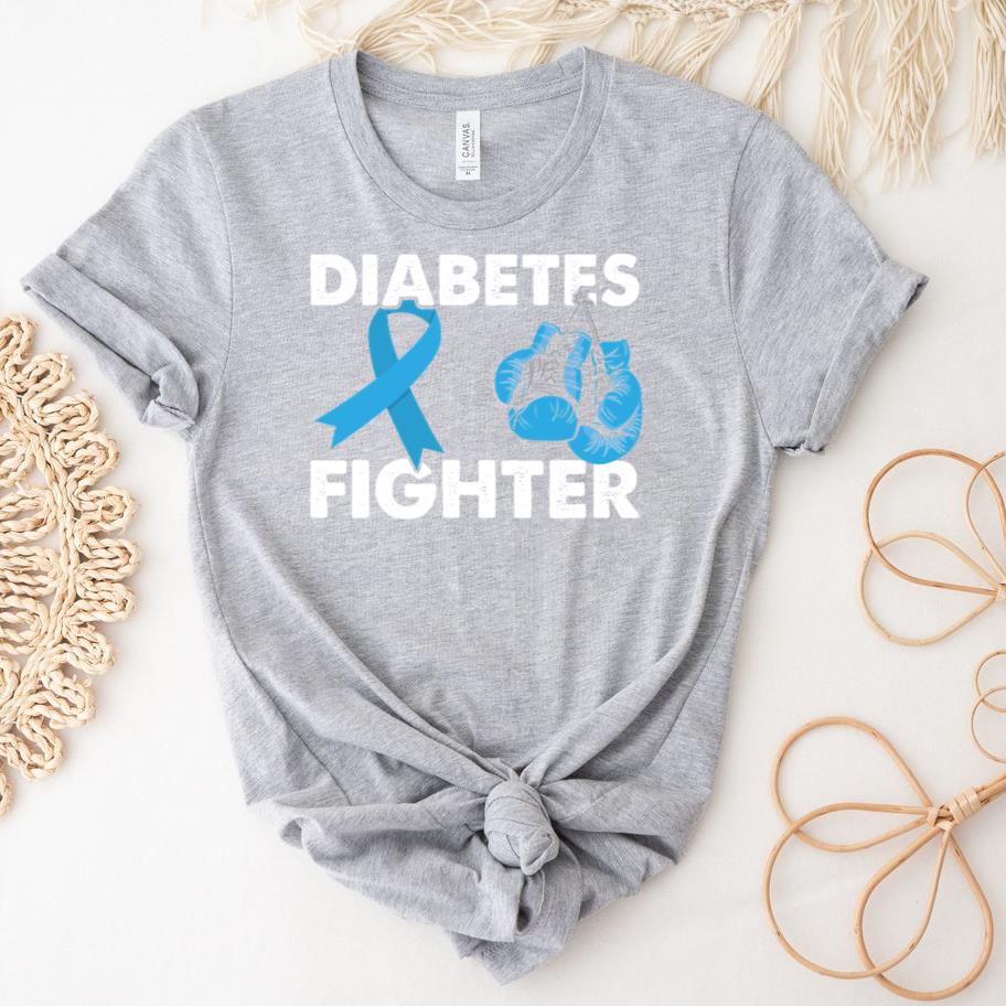 Boxing Gloves Diabetes Fighter T-Shirt image 1